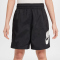 NIKE Sportswear Club Woven Shorts Kinder 010 - black/white S (128-137 cm)