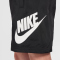 NIKE Sportswear Club Woven Shorts Kinder 010 - black/white S (128-137 cm)