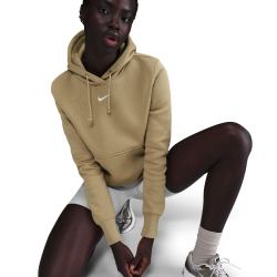 NIKE Sportswear Phoenix Fleece Hoodie Damen 297 - parachute beige/sail S