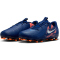 NIKE Jr. Phantom GX 2 Academy Erling Haaland FG/MG Fußballschuhe Kinder 400 - blue void/chrome 36