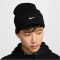 NIKE PEAK Swoosh Beanie 010 - black/white