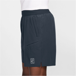 NIKE Court Advantage Dri-FIT 8" Tennisshorts Herren 478 - armory navy/white XL