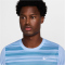 NIKE Court Victory Dri-FIT kurzarm Tennisshirt Herren 468 - aluminum/blue beyond/white S