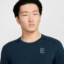 NIKE Court Advantage Dri-FIT kurzarm Tennisshirt Herren...