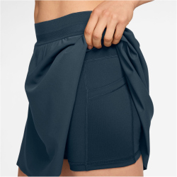 NIKE Court Ace Advantage Dri-FIT High-Waist Tennisrock Damen 478 - armory navy/armory navy M