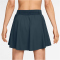 NIKE Court Ace Advantage Dri-FIT High-Waist Tennisrock Damen 478 - armory navy/armory navy M