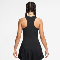 NIKE Court Advantage Dri-FIT Tennis Tanktop Damen 010 - black/black L