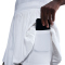 NIKE Court Ace Advantage High-Waist Falten-Tennisrock Damen 100 - white/white L