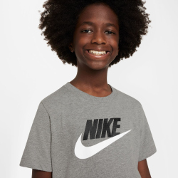 NIKE Sportswear T-Shirt Kinder 063 - dk grey heather L (147-158 cm)