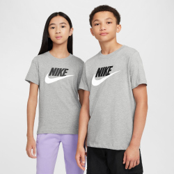 NIKE Sportswear T-Shirt Kinder 063 - dk grey heather L (147-158 cm)