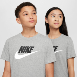NIKE Sportswear T-Shirt Kinder 063 - dk grey heather L (147-158 cm)