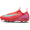 NIKE Jr. Mercurial Vapor 16 Academy FG/MG Fußballschuhe Kinder 800 - ember glow/aurora green 32