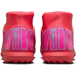 NIKE Mercurial Superfly 10 Club TF Multinocken-Fußballschuhe Herren 800 - ember glow/aurora green 47