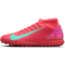 NIKE Mercurial Superfly 10 Club TF Multinocken-Fußballschuhe Herren 800 - ember glow/aurora green 47