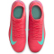 NIKE Mercurial Superfly 10 Club TF Multinocken-Fußballschuhe Herren 800 - ember glow/aurora green 47