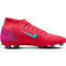 NIKE Mercurial Superfly 10 Club FG/MG Fußballschuhe Herren 800 - ember glow/aurora green 45