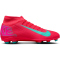 NIKE Mercurial Superfly 10 Club FG/MG Fußballschuhe Herren 800 - ember glow/aurora green 45