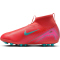 NIKE Jr. Mercurial Superfly 10 Academy AG Fußballschuhe Kinder 800 - ember glow/aurora green 37.5