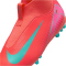 NIKE Jr. Mercurial Superfly 10 Academy AG Fußballschuhe Kinder 800 - ember glow/aurora green 37.5