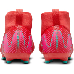 NIKE Jr. Mercurial Superfly 10 Academy FG/MG Fußballschuhe Kinder 800 - ember glow/aurora green 32