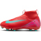 NIKE Jr. Mercurial Superfly 10 Academy FG/MG Fußballschuhe Kinder 800 - ember glow/aurora green 32