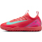 NIKE Jr. Mercurial Vapor 16 Academy TF Multinocken-Fußballschuhe Kinder 800 - ember glow/aurora green 33