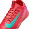 NIKE Jr. Mercurial Vapor 16 Academy TF Multinocken-Fußballschuhe Kinder 800 - ember glow/aurora green 33