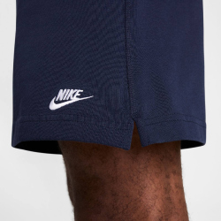 NIKE Club Knit Sweatshorts Herren 451 - obsidian/white S