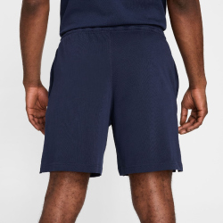 NIKE Club Knit Sweatshorts Herren 451 - obsidian/white S