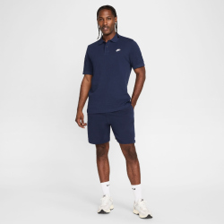 NIKE Club Knit Sweatshorts Herren 451 - obsidian/white S
