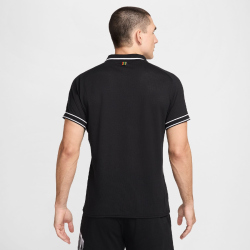 NIKE Court Heritage Tennis Poloshirt Herren 010 - black/white M