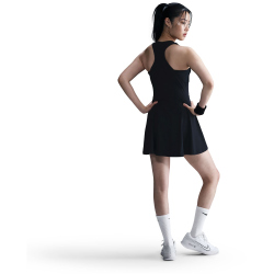 NIKE Victory Dri-FIT Tennis Kleid Damen 010 - black/white XS