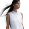 NIKE Victory Dri-FIT ärmelloses Poloshirt Damen 100 - white/black L