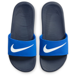 NIKE Kawa Badelatschen Jungen 402 - game royal/white-thunder blue-white 38.5