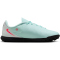 NIKE Jr. Phantom GX 2 Academy TF Multinocken-Fußballschuhe Kinder 300 - mint/atomic red-off noir 38.5