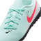 NIKE Jr. Phantom GX 2 Academy TF Multinocken-Fußballschuhe Kinder 300 - mint/atomic red-off noir 38.5