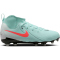 NIKE Jr. Phantom Luna 2 Academy FG/MG Fußballschuhe Kinder 300 - mint/atomic red-off noir 32