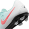 NIKE Phantom GX 2 Club FG/MG Fußballschuhe 300 - mint/atomic red-off noir 47.5