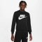 NIKE Sportswear Club Fleece Sweatshirt Kinder 010 - black/white S (128-137 cm)