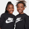 NIKE Sportswear Club Fleece Sweatshirt Kinder 010 - black/white S (128-137 cm)