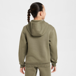 NIKE Sportswear Club Fleece Hoodie Kinder 222 - medium olive/white L (147-158 cm)