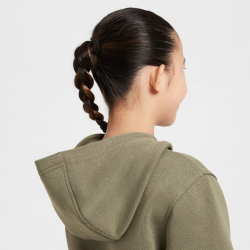 NIKE Sportswear Club Fleece Hoodie Kinder 222 - medium olive/white L (147-158 cm)