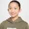 NIKE Sportswear Club Fleece Hoodie Kinder 222 - medium olive/white XL (158-170 cm)