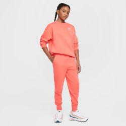 NIKE Sportswear Club Fleece Oversized Sweatshirt Kinder 814 - magic ember/white S (128-137 cm)