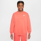 NIKE Sportswear Club Fleece Oversized Sweatshirt Kinder 814 - magic ember/white S (128-137 cm)