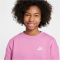 NIKE Sportswear Club Fleece Oversized Sweatshirt Kinder 646 - magic flamingo/white XL (158-170 cm)