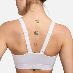 NIKE Indy Medium Support Padded Adjustable Sport-BH Damen 100 - white XS