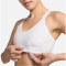 NIKE Indy Medium Support Padded Adjustable Sport-BH Damen 100 - white XS