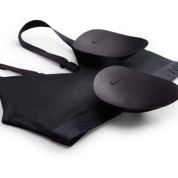 NIKE Indy Medium Support Padded Adjustable Sport-BH Damen 010 - black/black XS