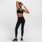 NIKE Indy Medium Support Padded Adjustable Sport-BH Damen 010 - black/black XS